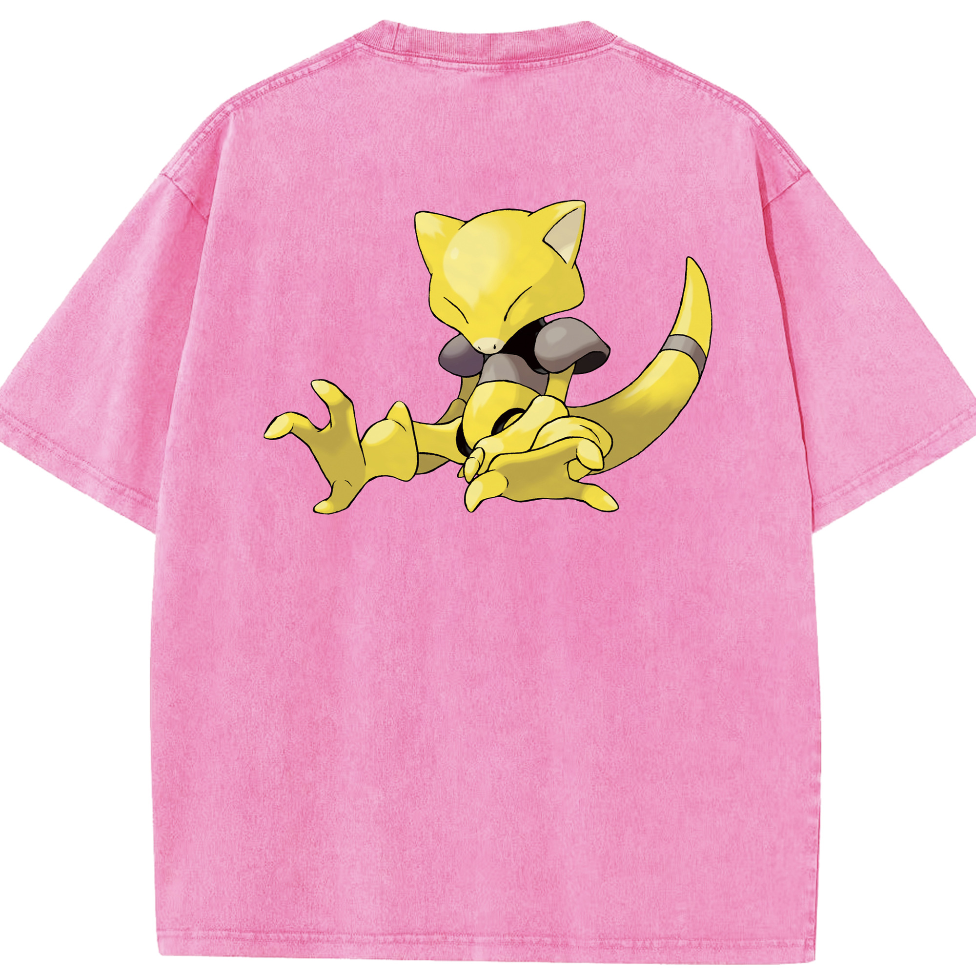 （画像用） ポケットモンスター Pokémon 綿100% ヴィンテージ風 半袖Tシャツ（背面プリント）